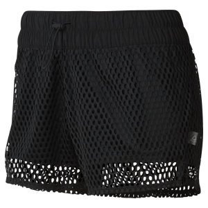 Reebok WOR Meet You There Mesh Kurze Hose Damen - Schwarz - DE 406-PMZ